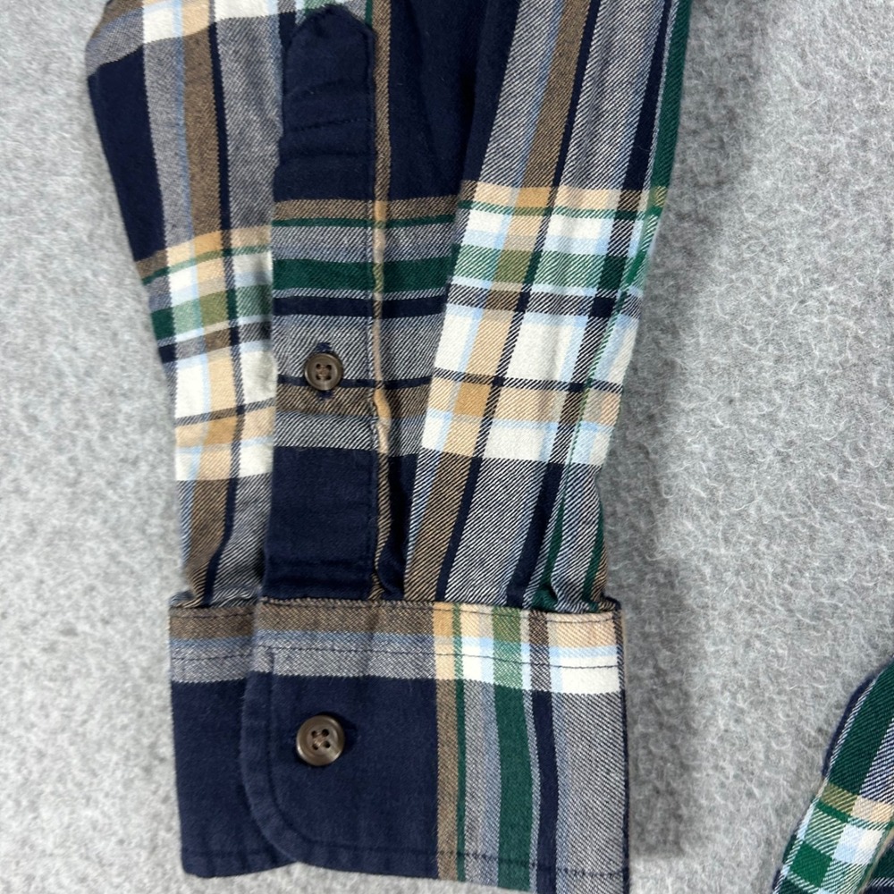 Vineyard Vines Classic Fit Whale Shirt Mens XL Navy Plaid Preppy Coastal - Picture 10 of 10
